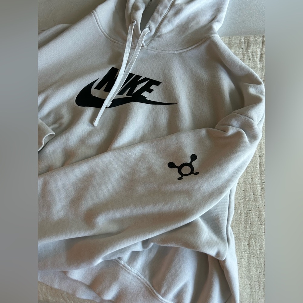 OTF NIKE oversized cropped hoodie